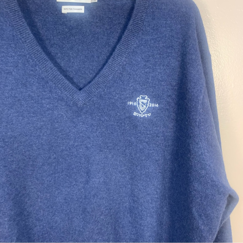 Peter Millar 100% Cashmere Scioto Embroidered Log… - image 5